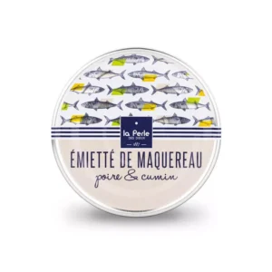 Emiette mit Makrelen, Birne und Kreuzkümmel
