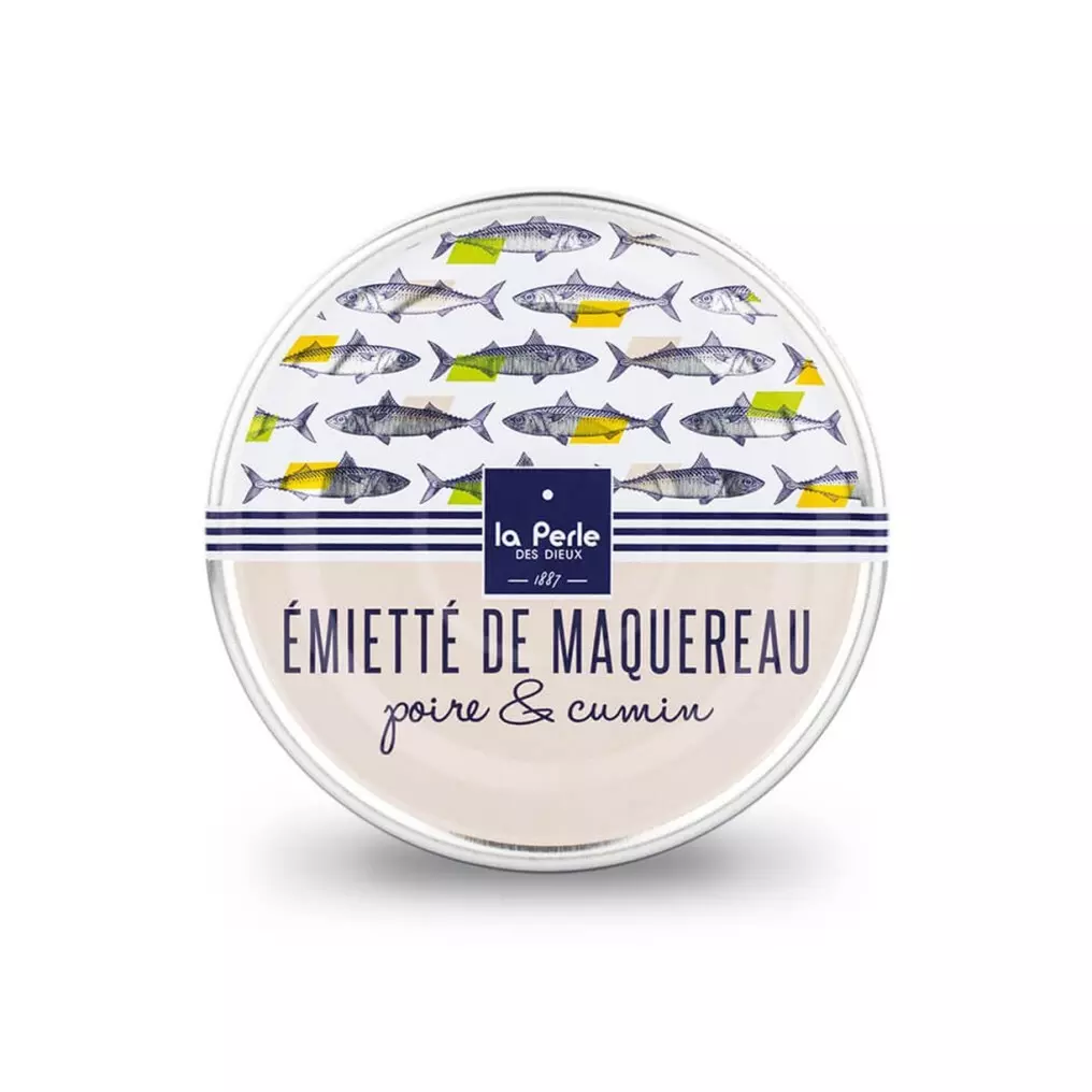 Emiette mit Makrelen, Birne und Kreuzkümmel