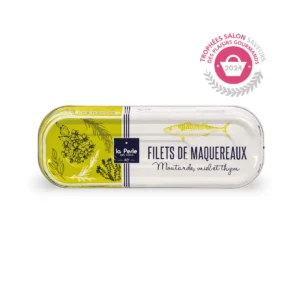 Makrelenfilets mit Senf, Honig und Thymian von La Perle des Dieux.