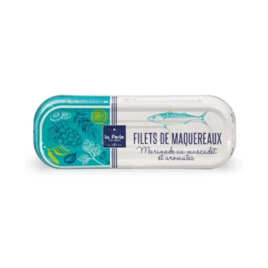 Makrelenfilets mit Muscadet und aromatischen Kräutern von La Perle des Dieux. Gewürzen.