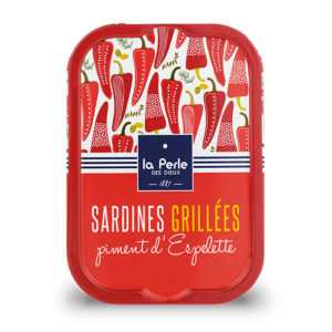 gegrillte sardinen mit piment d'espelette